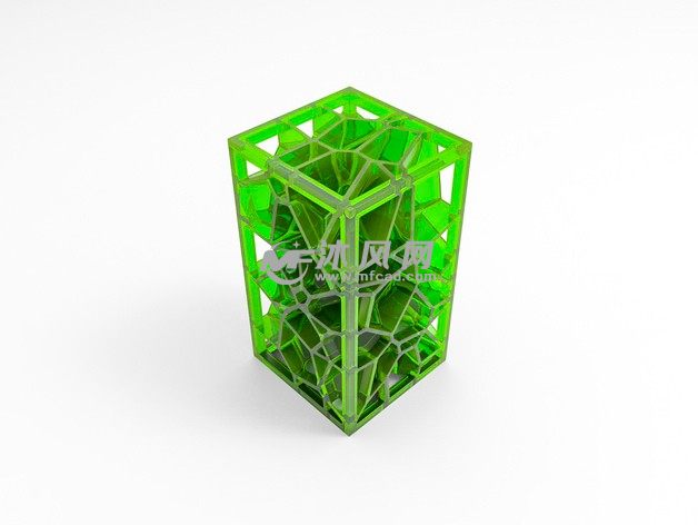 类镂空灯罩菱角视图