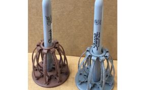 镂空笔筒模型装笔