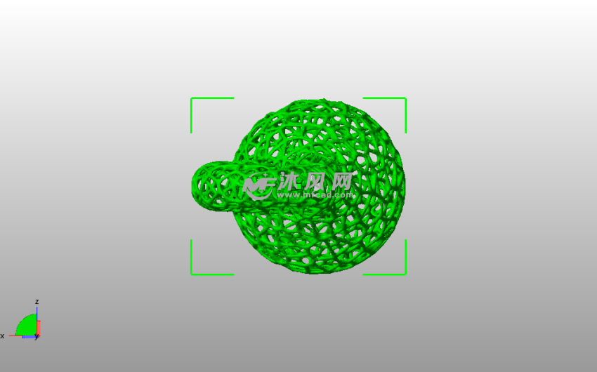 镂空克莱因瓶俯视图