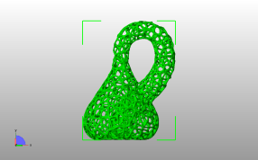 镂空克莱因瓶主视图