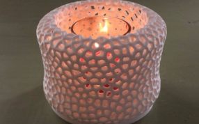 镂空小茶灯灯罩实物图