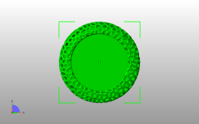 镂空小茶灯灯罩俯视图