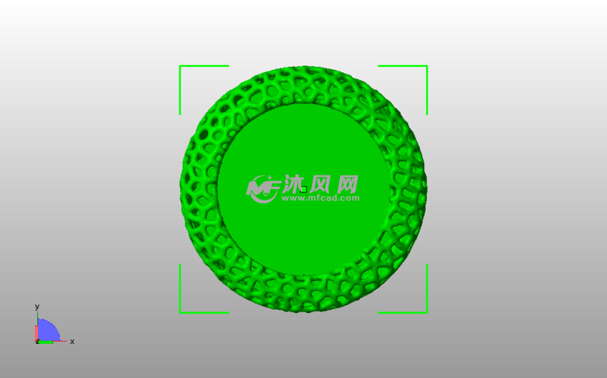 镂空小茶灯灯罩俯视图