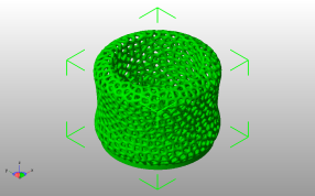 镂空小茶灯灯罩斜视图