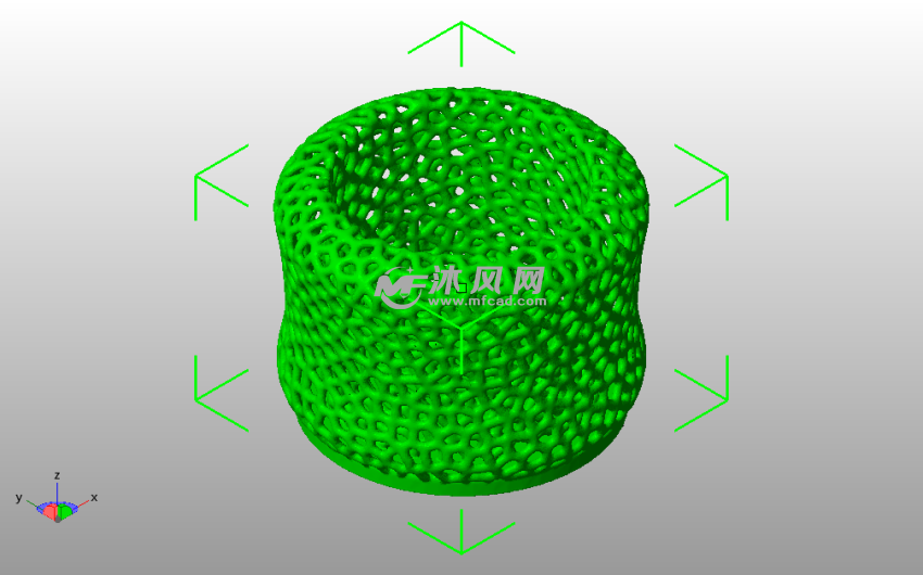 镂空小茶灯灯罩斜视图