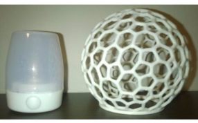 镂空小球灯罩实物图