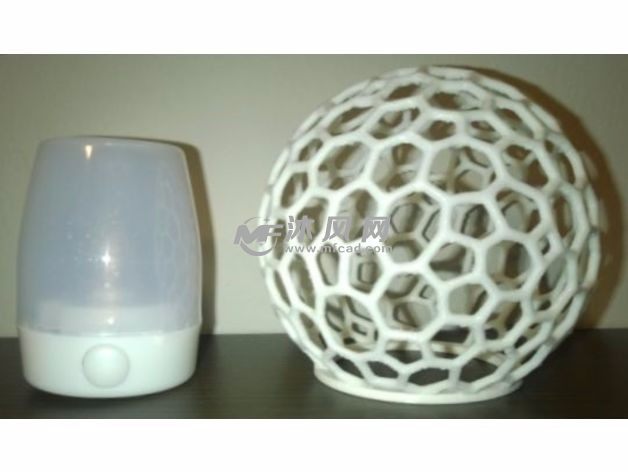 镂空小球灯罩实物图