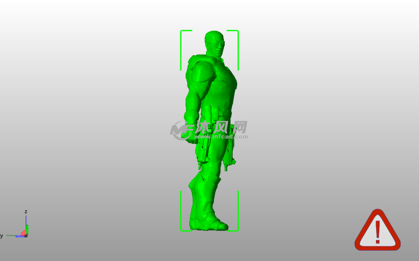 漫威超级英雄侧视图