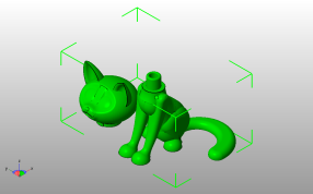  秘密小猫咪斜视图