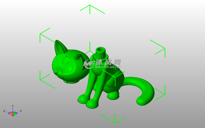  秘密小猫咪斜视图
