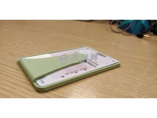 名片夹模型后视图