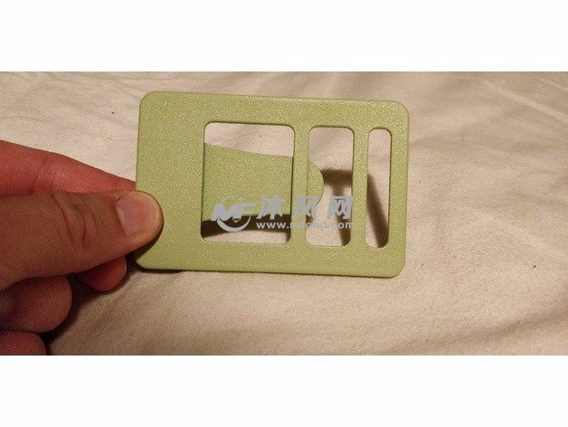 名片夹模型主视图