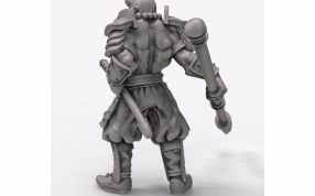 牛魔王模型后视图