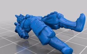 牛魔王模型斜视图