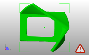 扭曲名片盒俯视图