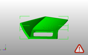 扭曲名片盒侧视图