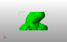 盆景花盆模型侧视图