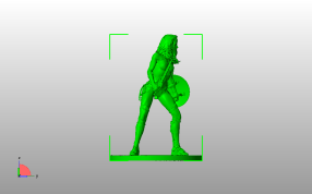 神奇女侠全身像侧视图