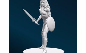 神奇女侠全身像效果图