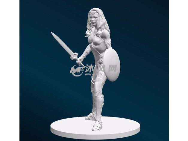 神奇女侠全身像效果图