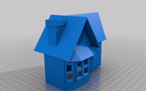  圣诞节小房子短烟囱