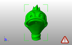 唐老鸭耳机挂钩主视图