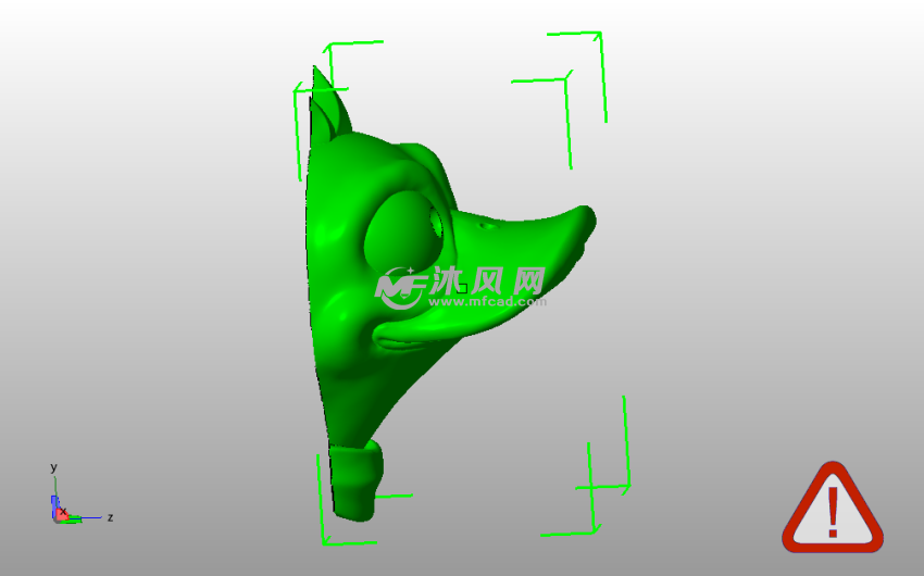 唐老鸭耳机挂钩侧视图