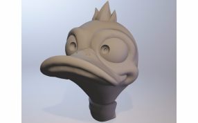 唐老鸭耳机挂钩效果图