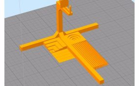 3D打印机测试架模型图