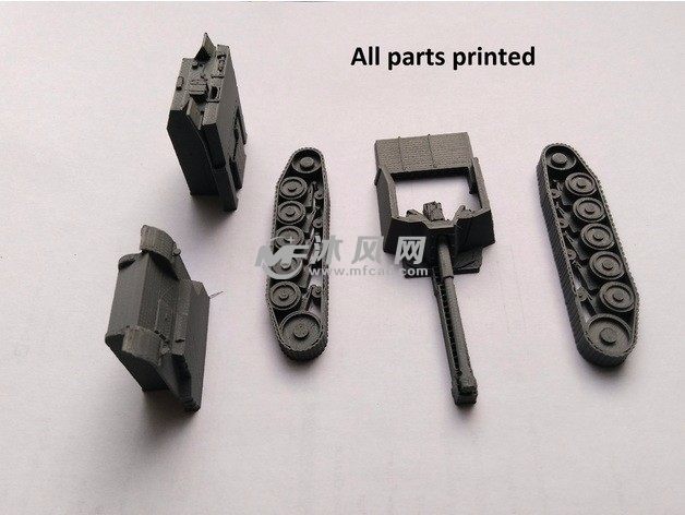 131坦克模型零件图