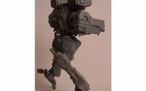 机甲战士愤怒猫侧视图