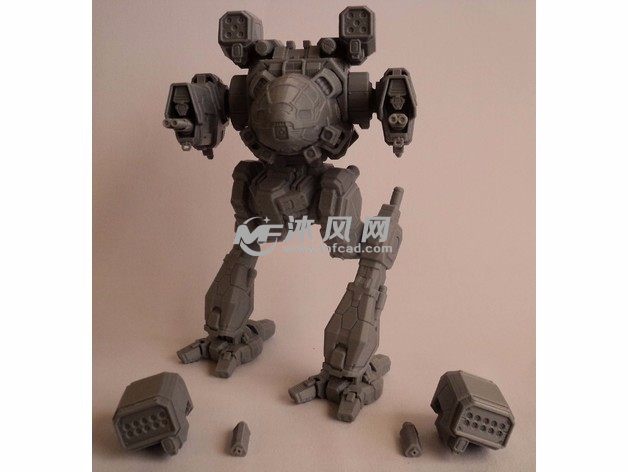 机甲战士愤怒猫主视图