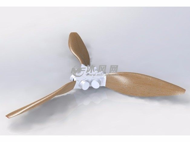 可折叠螺旋桨效果图