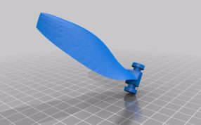 可折叠螺旋桨主视图