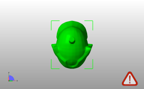 老虎头盔模型俯视图