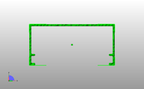镂空底座模型俯视图