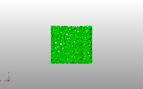 镂空底座模型侧视图