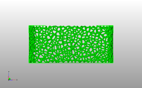 镂空底座模型主视图