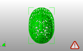 镂空帽子模型俯视图