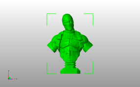 死侍半身像主视图