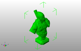 死侍半身像斜视图