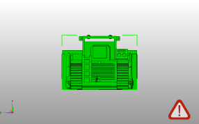 推土机模型主视图