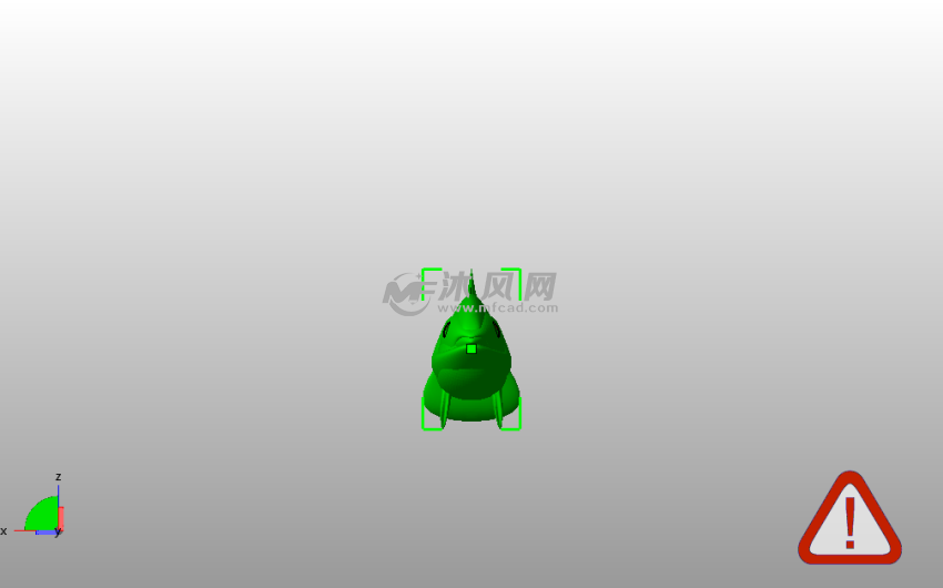 小金鱼模型主视图