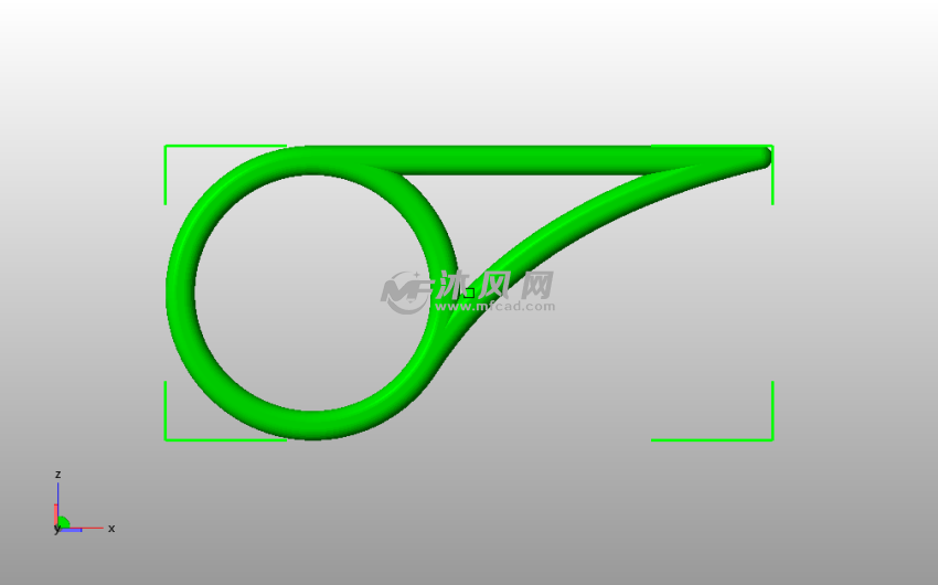 掩门器模型主视图