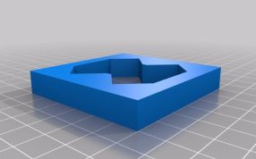  益智积木魔方底座模型