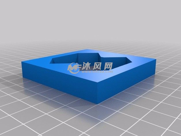  益智积木魔方底座模型