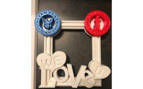 我们爱你相框实物图