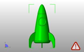 小火箭模型主视图