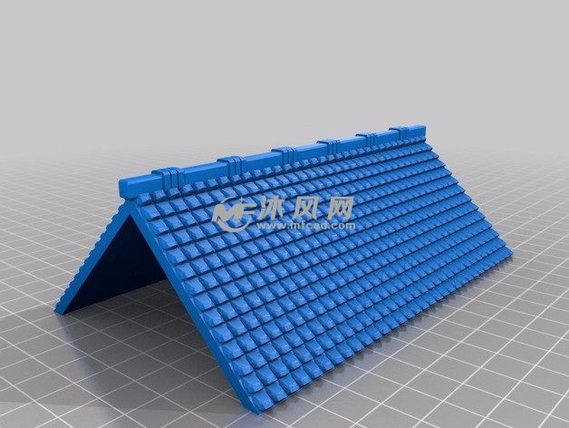 小石屋模型房顶