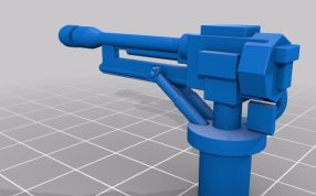 星际战争T47宇宙飞船大炮